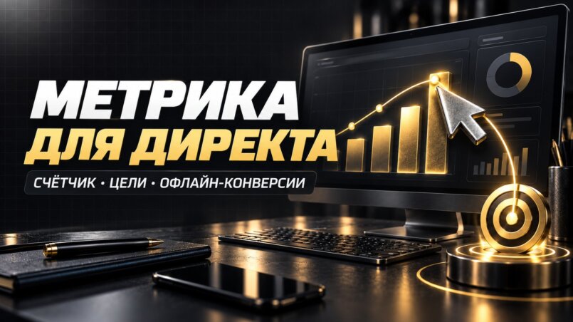 Яндекс Метрика для Директа: счётчик, цели и офлайн-конверсии