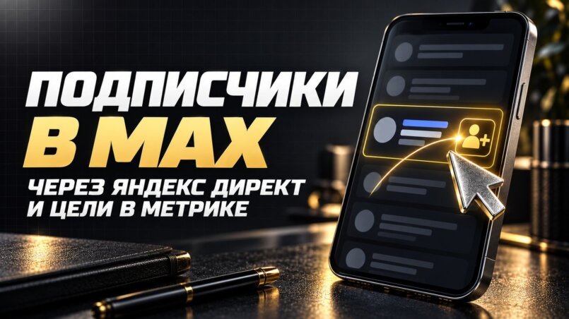 Реклама в Макс: подписчики в канал через Яндекс Директ